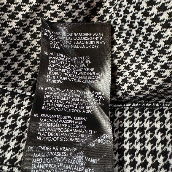 Liverpool SZ 4/27 Skinny Leg Pants Houndstooth Stretch Mid-Rise Zip-Fly Pockets - Picture 10 of 11